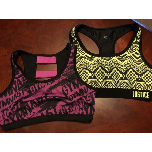 Justice Other - Justice Active Sports Bras size 34 lot of 2